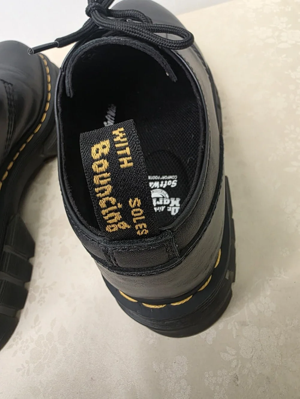 Dr. Martens Audrick 3-Eye Platform Oxford Shoes Black Women’s Size 10 / EU 42